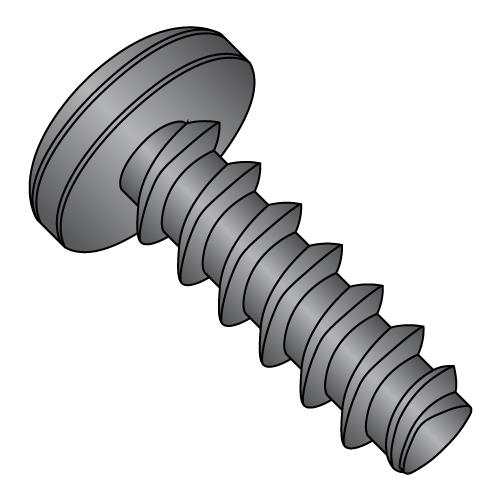 Pan - Phillips - Generic Alternatives to Plastite® - 48-2 Thread Rolling Screws* - Black Oxide over 18-8