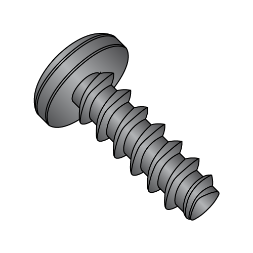 Pan - Phillips - Generic Alternatives to Plastite® - 48-2 Thread Rolling Screws* -  Black Zinc