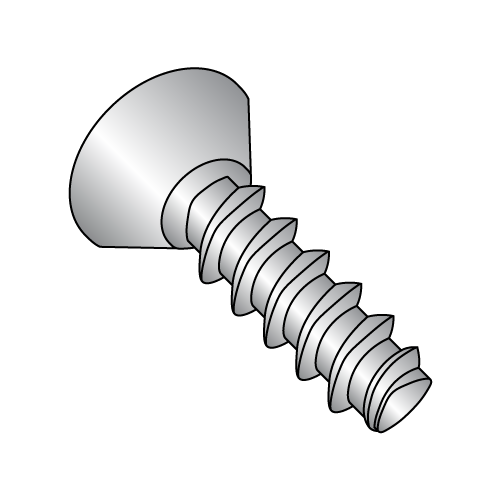 Flat Phillips Undercut - Generic Alternatives to Plastite® 48-2 Thread Rolling Screws* - 18-8 Stainless