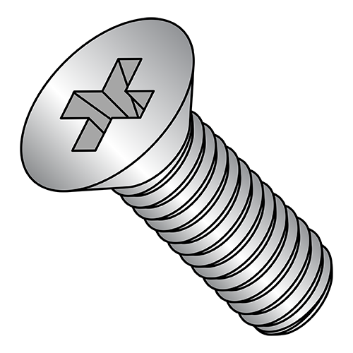 DIN 965 - Flat - Phillips - Machine Screws - A4 Stainless