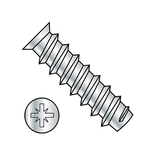 Metric - Pozi - Flat - Drawer Slide Screws - Nickel