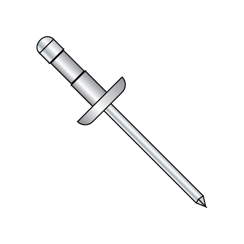 Multi-Grip Rivets - Dome Head - Aluminum Body-Steel Mandrel