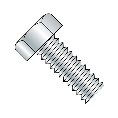 Unslotted shop machine screws