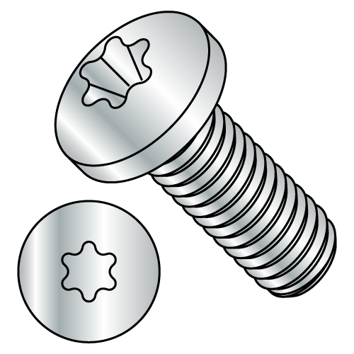 ISO 7045 - Six-Lobe - Pan - Machine Screws - Zinc - RoHS