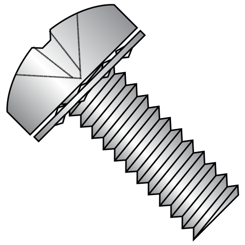 ISO 7045 - Pan - Phillips w/ Internal Tooth - SEMS - Machine Screws - Stainless