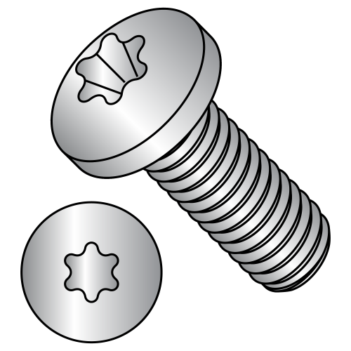 ISO 14583 - Pan - Six-Lobe - Machine Screws - A2 Stainless