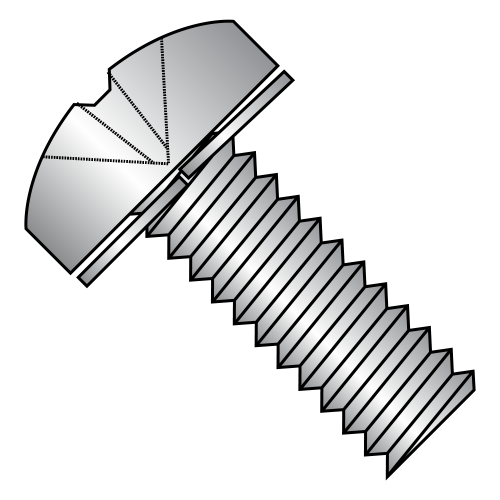 ISO 7045 - Pan - Phillips - Split Lockwasher - SEMS - Machine Screws - Stainless