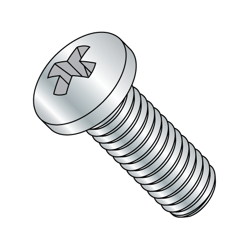 JIS-B1111 - Pan - Phillips - Machine Screws - Class 4.8 Steel