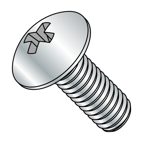 JIS-B1111 - Truss Head - Phillips - Machine Screws - Zinc