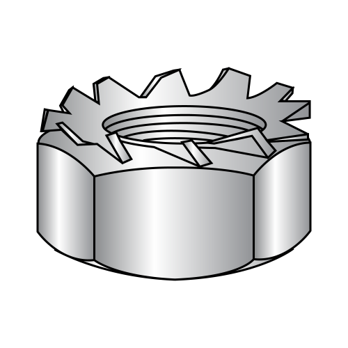 "K" LOCK NUTS - EXTERNAL LOCK WASHER - Metric - A2 STAINLESS