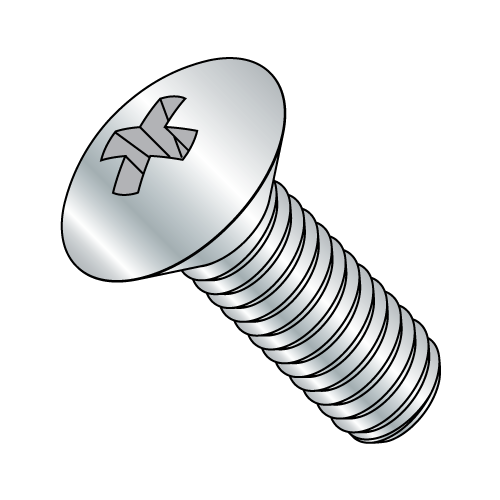 Oval - Phillips - Machine Screws - Zinc