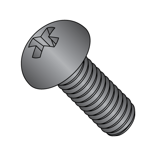 Round - Phillips - Machine Screw - Black Oxide