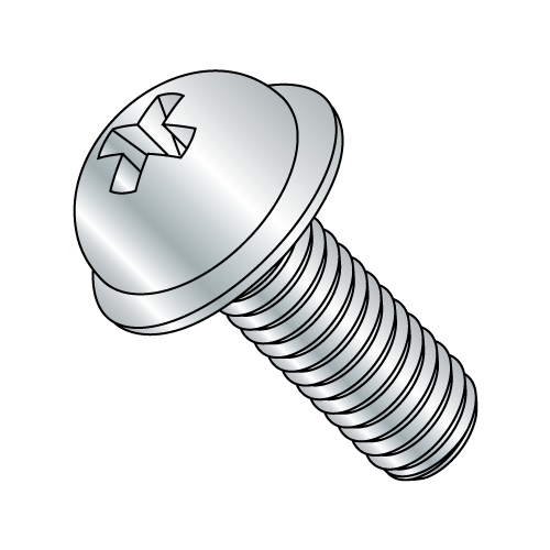 Round Washer - Phillips - Machine Screws - Zinc