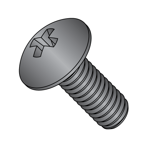 Truss - Phillips - Machine Screw - Black Zinc