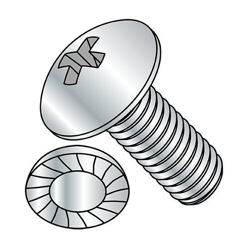 Serrated Truss Head - Phillips - Machine Screws - Zinc