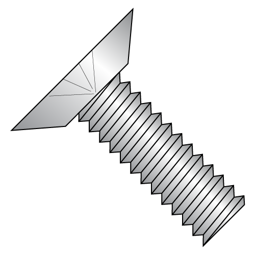 Flat Phillips - Undercut - Machine Screws - 316 Stainless