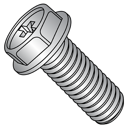 Phillips - Hex Washer - Machine Screws - 18-8 Stainless