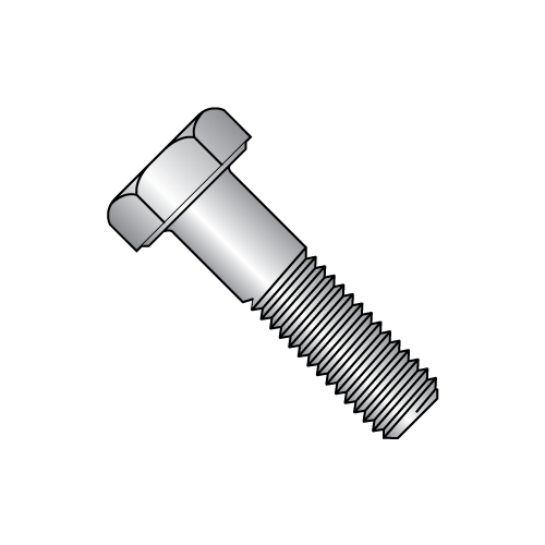 Finished Hex Head Cap Bolts - Coarse - 300-Series SS