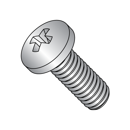 Pan - Phillips - Machine Screws - 300 Series Stainless - Miltary