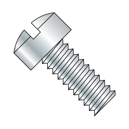Fillister - Slotted - Machine Screws - Zinc
