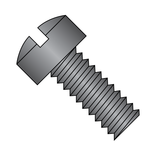 Fillister - Slotted Machine Screws - Black Oxide