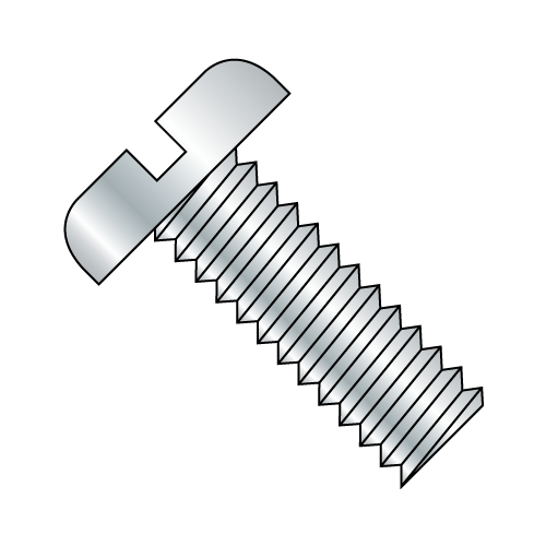Pan - Slotted - Machine Screw - Zinc