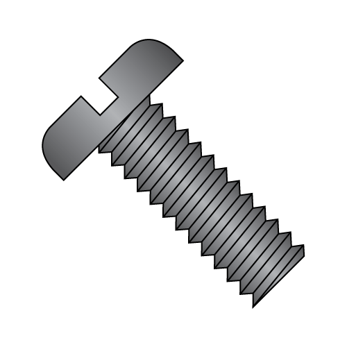 Pan - Slotted - Machine Screw - Black Oxide