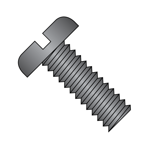 Pan - Slotted - Machine Screw - Zinc Black