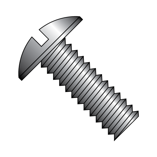 Truss - Slotted - Machine Screws - Black Zinc