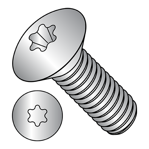 Oval - 6 Lobe - Machine Screws - Zinc