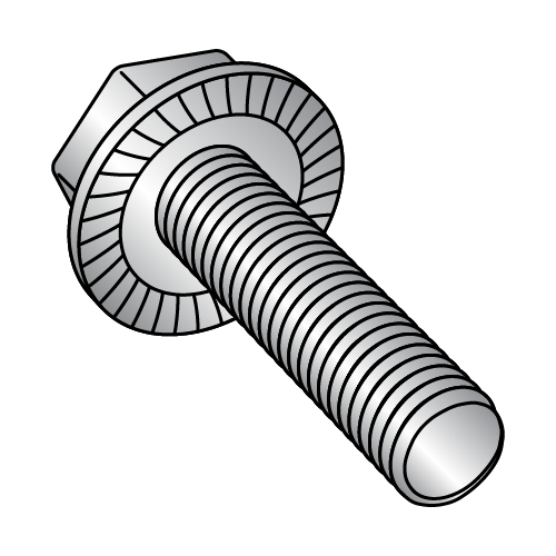 Serrated Hex Washer - Flange Machine Screws - 316 Stainless