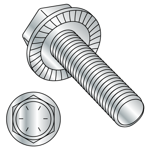 Serrated Hex Washer - Grade 8 - Steel - Zinc