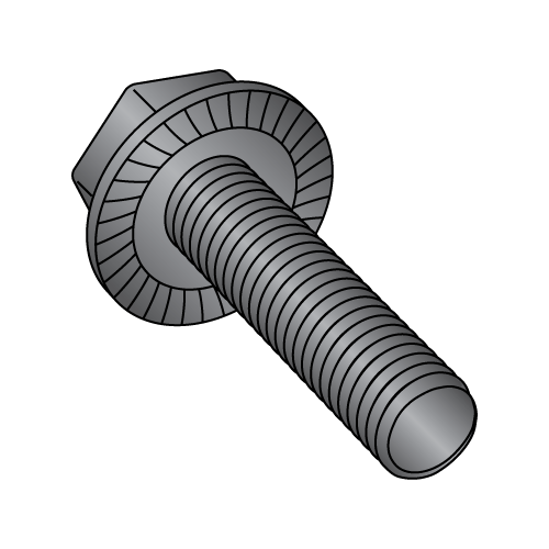 Serrated Hex Washer - Case Hardened Flange Screws
