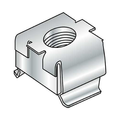 Inch - Cage Nut - Steel - Zinc Plated