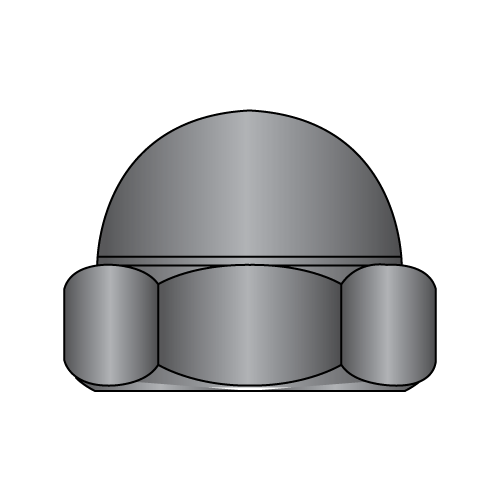 Acorn Hex Cap Nut - Black Zinc Plated