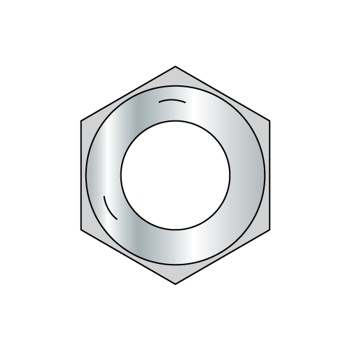 Finished Hex Nuts - Grade 5 - Zinc Plated- Fine Thread - USA