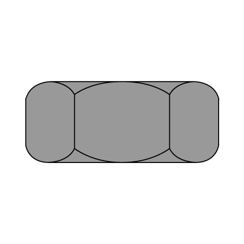 Finished Hex Nuts - Grade 2 - Plain Finish