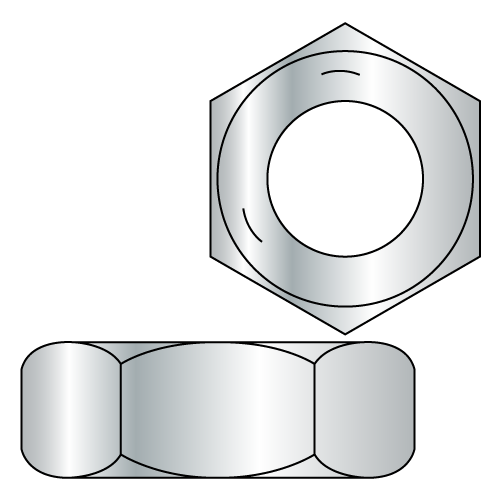 Hex Jam Nuts - Grade 5 - Zinc