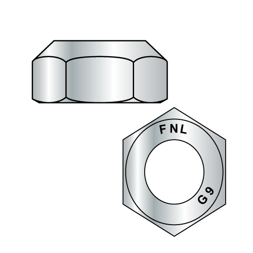Top Lock - Hex Nuts - Grade 9 - Fine Thread