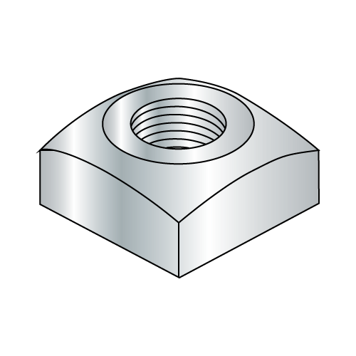 Regular Square Nuts - Zinc