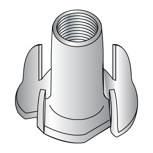 Tee Nuts - 4 Prong - 18-8 Stainless