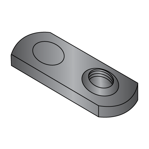 Tab Weld Nuts - Single Projection - Plain Finish
