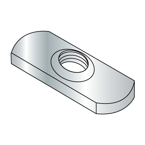 Tab Weld Nuts - No Projections - Center Hole
