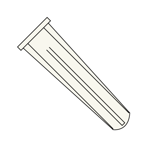 Bantam Plug - Conical -  Blue Plastic
