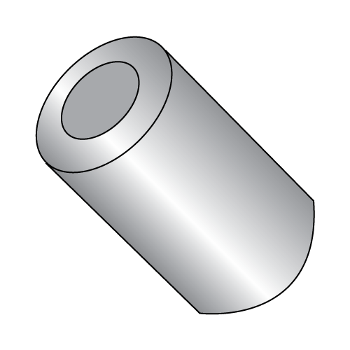 One Half - Round Spacers - Aluminum