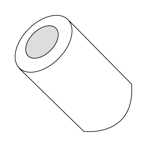 One Quarter - Round Standard Spacers - Nylon