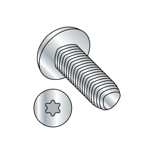 Pan - Six Lobe - Alternatives to Taptite® Thread Rolling Screws* - Zinc