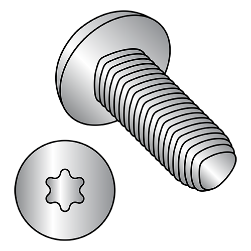 Pan - Six Lobe - Alternatives to Taptite® Thread Rolling Screws* - 410 Stainless