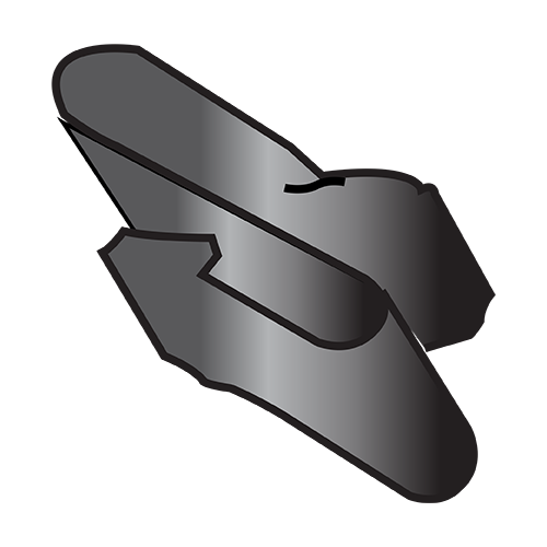 "S" Type Clips - Black Phosphate & Oil