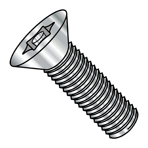 Flat 82° 6 Lobe Pin-In - Machine Screw - 18-8 Stainless